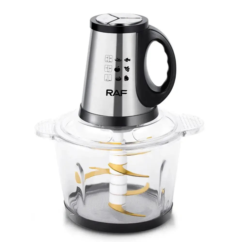 Блендер-измельчитель RAF R.7028 2 в 1, 300 Вт, 2 чаши, Бытовой мощный измельчитель продуктов