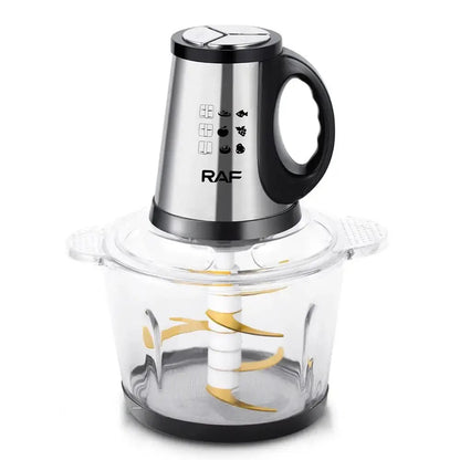 Блендер-измельчитель RAF R.7028 2 в 1, 300 Вт, 2 чаши, Бытовой мощный измельчитель продуктов