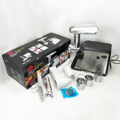 Электрическая мясорубка Domotec MS-2020 с насадкой для томатов и терками 2600 W