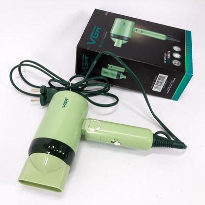 Дорожный складной фен VGR V-421 1200 Вт для сушки укладки волос электрофен, Фен для волос с режимами