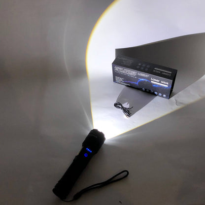 Фонарик PLD-P815 White Laser LED PM10-TG+COB, Фонарик тактический аккумуляторный ручной