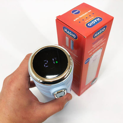 Термос SMART MAGIO MG-1047B вакуумный 400 мл, Умный термос с датчиком температуры, Термос походный