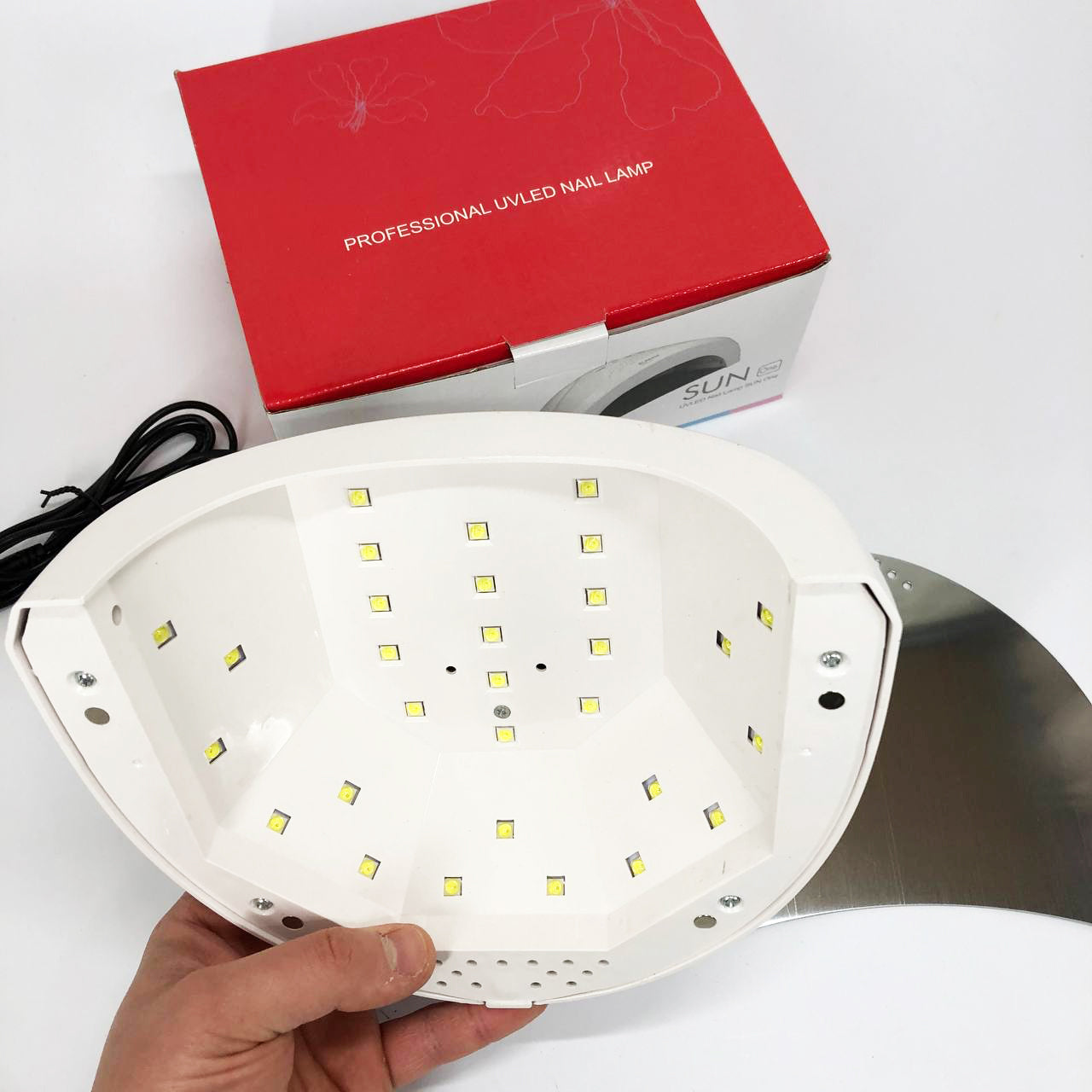 Сушарка для нігтів Sun one nail lamp FD77-1 Лампа для манікюру гель лаком Світлодіодна сушарка для нігтів