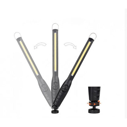 Фонарь ручной аккумуляторный Bailong BL-821 COB Фонарик с магнитом, фонарь лампа кемпинговый