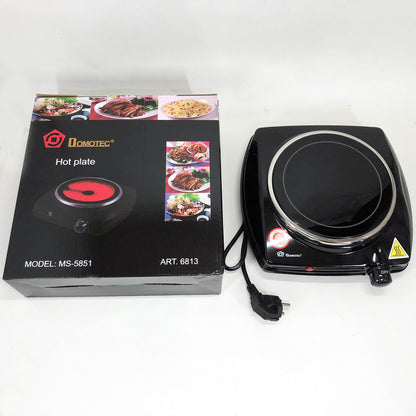 Электроплита настольная DOMOTEC MS-5851 900 Вт, Кухонная плита электро для кухни на 1 конфорку