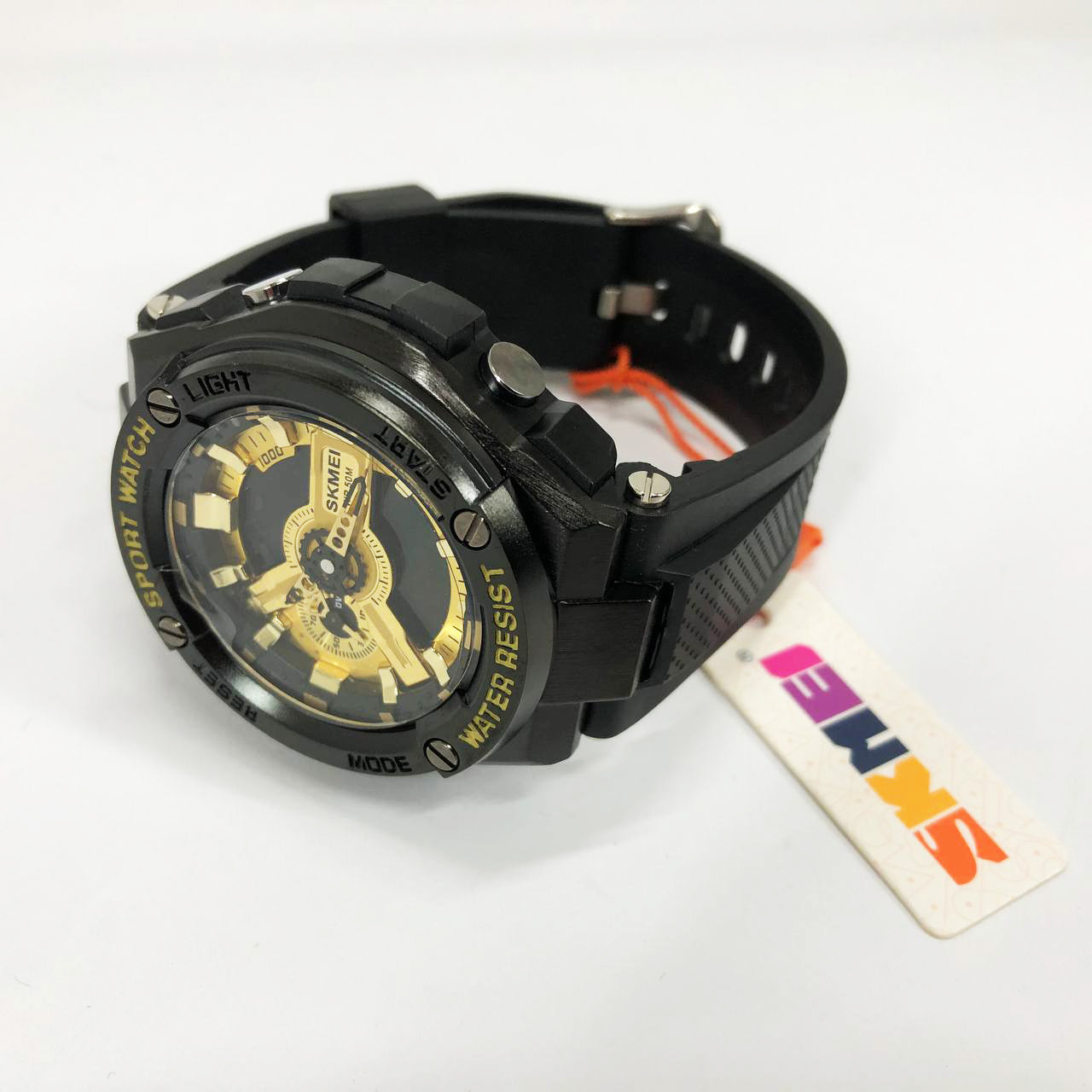 Часы наручные мужские SKMEI 2101BKGD, армейские часы противоударные, оригинальные мужские часы спортивные