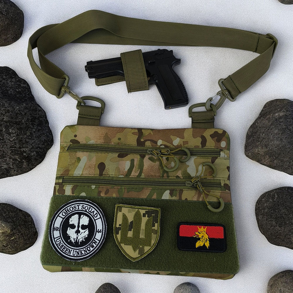 Мужская тактическая сумка барсетка, Рюкзак мужской военный тактический, Нагрудная сумка кобура