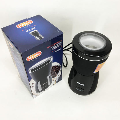 Кофемолка MAGIO MG-205 200 Вт, Кофемолка бытовая электрическая, Портативная кофемолка, Измельчитель кофе