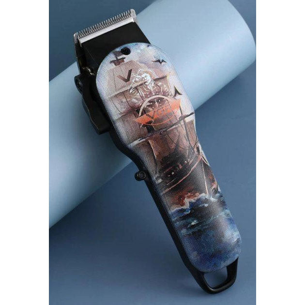 Аккумуляторная машинка для стрижки VGR V-690 от USB Нержавеющая сталь, подстригательная машинка