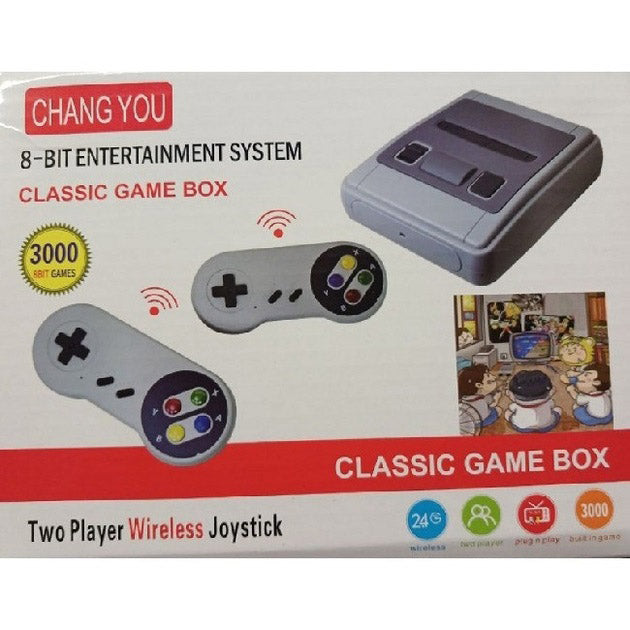 Игровая приставка с беспроводными джойстиками 3000 игр LH-35, Приставка игровая с удаленным управлением