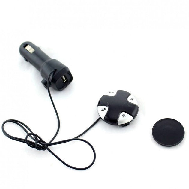 Трансмиттер модулятор MP3 UKC CM-S25 с магнитным держателем, Автомобильный трансмиттер bluetooth