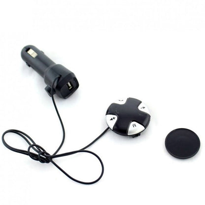 Трансмиттер модулятор MP3 UKC CM-S25 с магнитным держателем, Автомобильный трансмиттер bluetooth