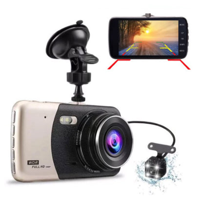 Автомобильный видеорегистратор X600 LCD 4 Angel Lens камеры 1080P Full HD TF