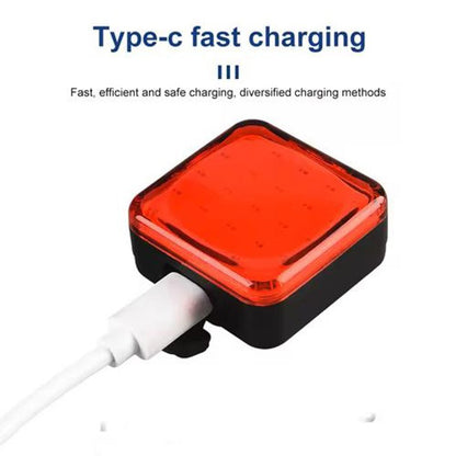 Велосипедный фонарь задний габаритный MY-2107, 25LED, красный, Мигающий велофонарь, Стоп-сигнал на раму