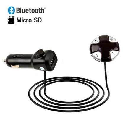 Трансмиттер модулятор MP3 UKC CM-S25 с магнитным держателем, Автомобильный трансмиттер bluetooth