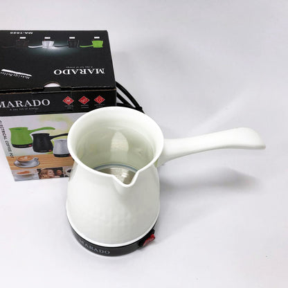 Электрическая турка для кофе Marado MA-1625, Турка для готовки кофе, Турка для заваривания. Цвет: белый