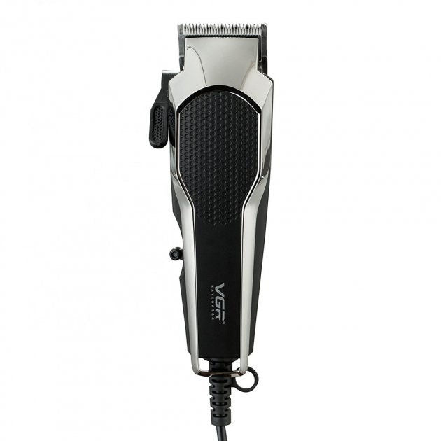 Машинка для стрижки VGR V-130 проводная профессиональная с насадками для окантовки триммер для волос