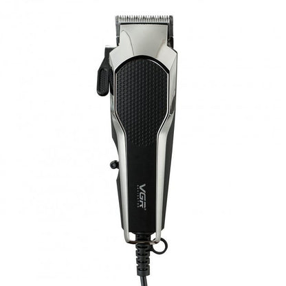 Машинка для стрижки VGR V-130 проводная профессиональная с насадками для окантовки триммер для волос