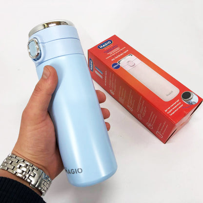 Термос SMART MAGIO MG-1047B вакуумный 400 мл, Умный термос с датчиком температуры, Термос походный