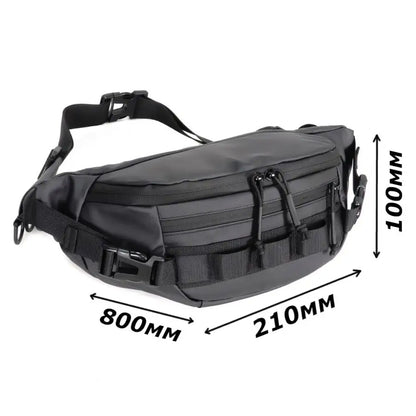 Тактична водонепроникна сумка через плече, чоловіча сумка для риболовлі та активного відпочинку