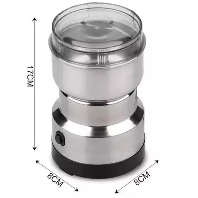 Кофемолка RAF R-7113 мощная роторная, измельчитель электрический, из нержавеющей стали 150 Вт