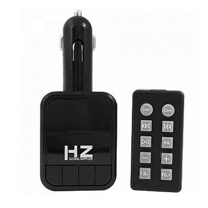 Автомобильный FM трансмиттер Bluetooth HZ H6-12-24V модулятор с microSD, USB, Hands Free + Пульт
