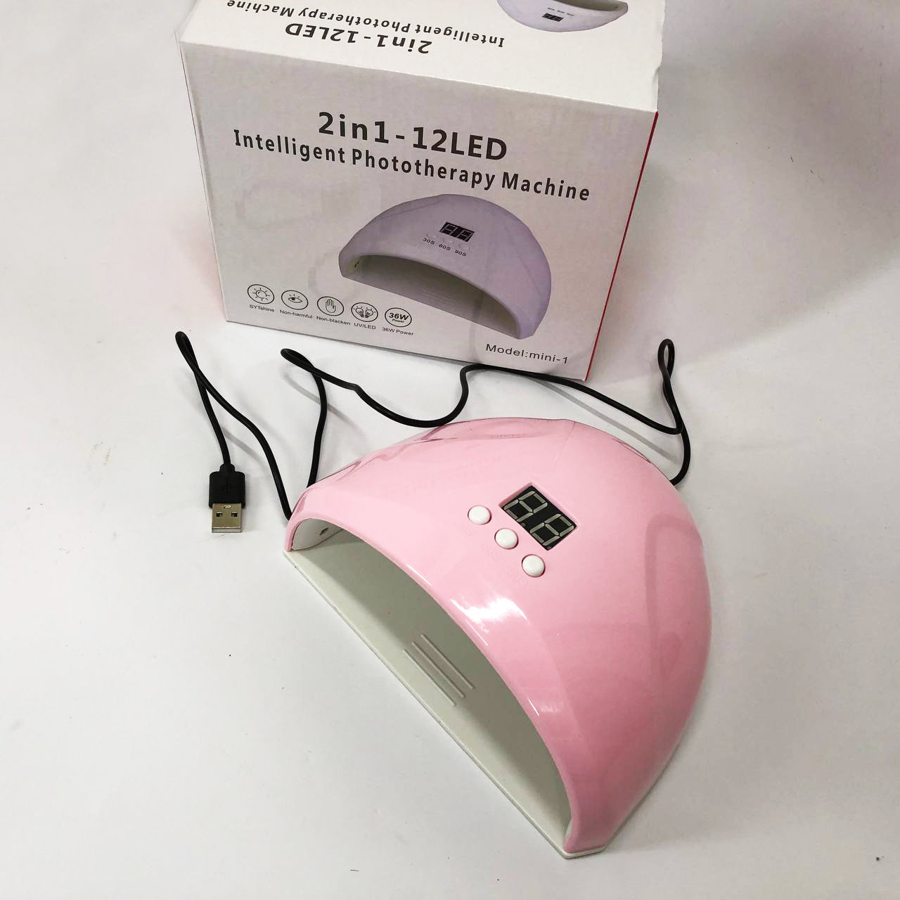 Сушарка для нігтів 36w FD 258 Beauty Nail, Лампа для сушіння гель-лаку будинку, Універсальна лампа для сушіння гель лаку