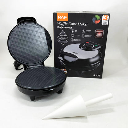 Вафельница электрическая RAF R.220, 1200 Вт с антипригарным покрытием