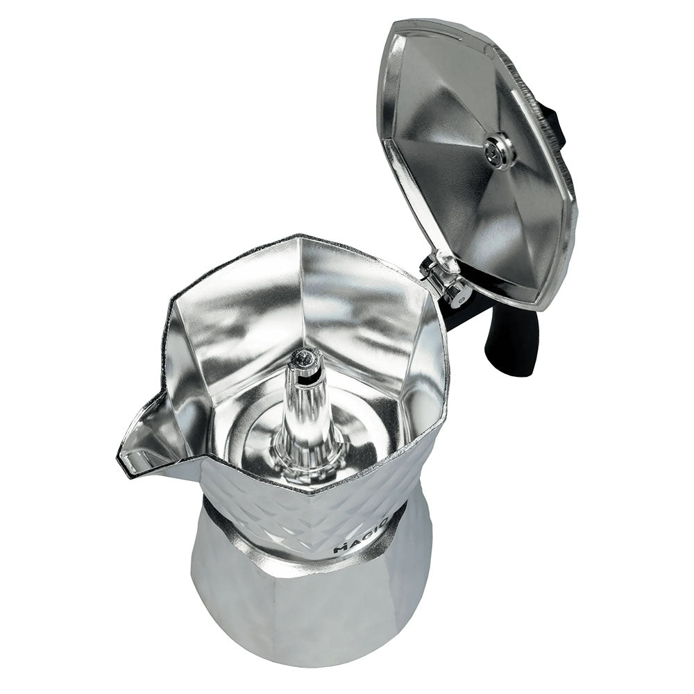 Гейзерная кофеварка Magio MG-1004 300 мл, гейзерная турка для кофе, гейзерная кофеварка из нержавейки