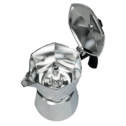Гейзерная кофеварка Magio MG-1004 300 мл, гейзерная турка для кофе, гейзерная кофеварка из нержавейки