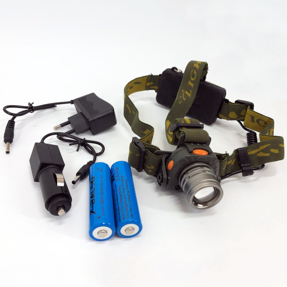 Налобный фонарь тактический Bailong BL-1505 \ 602B SENSOR с датчиком движения, Фонарик налобный led