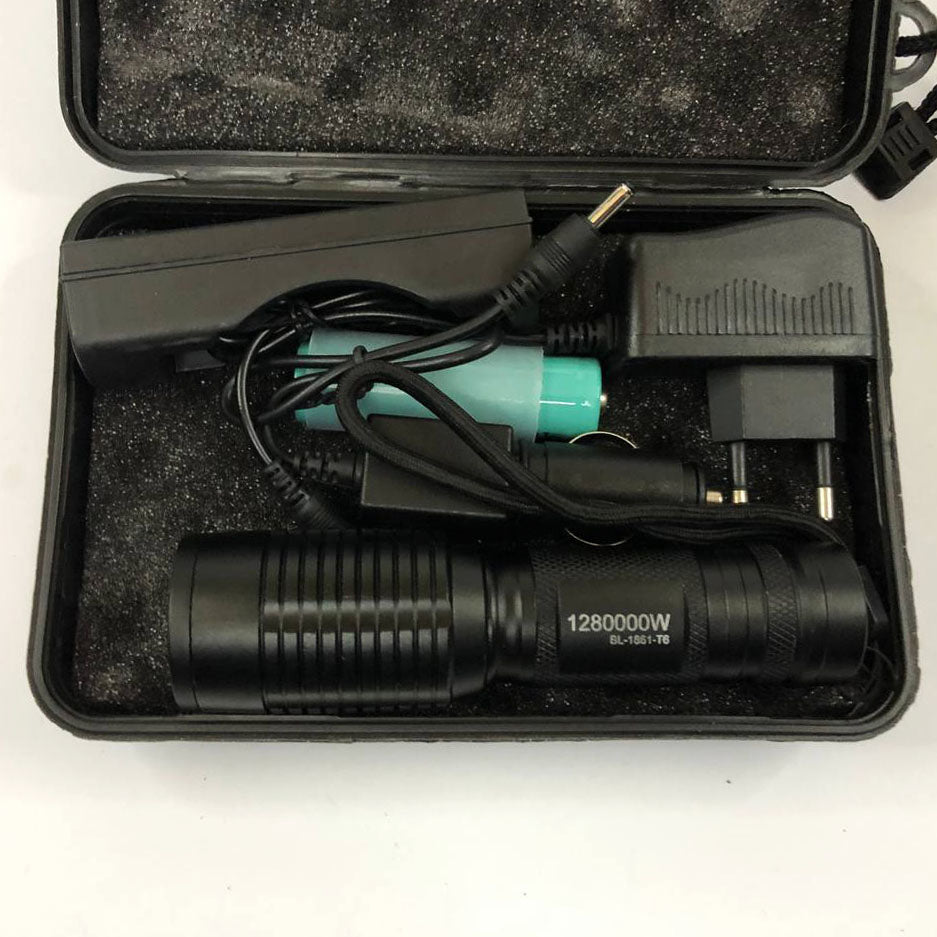 Аккумуляторный тактический фонарь Police BL-1861-T6, фонарик тактический ручной для охоты