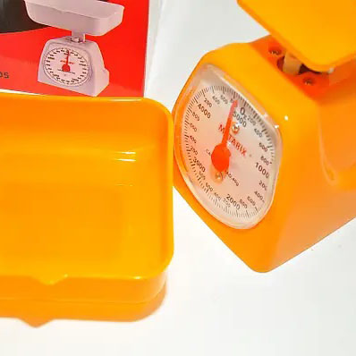 Весы кухонные механические MATARIX MX-405 5 кг, Весы для кухни для продуктов. Цвет: оранжевый