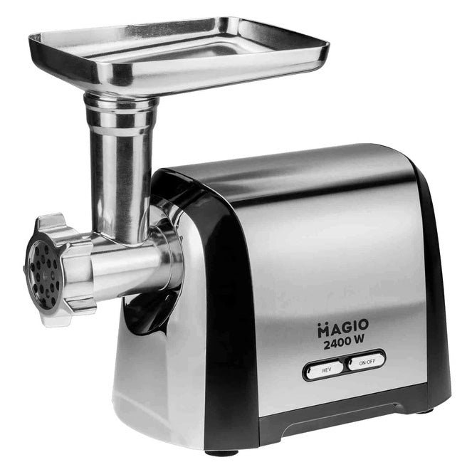 Мясорубка Magio MG-269, 2400 W, мясорубка электрическая металл, мясорубка с металлическим редуктором