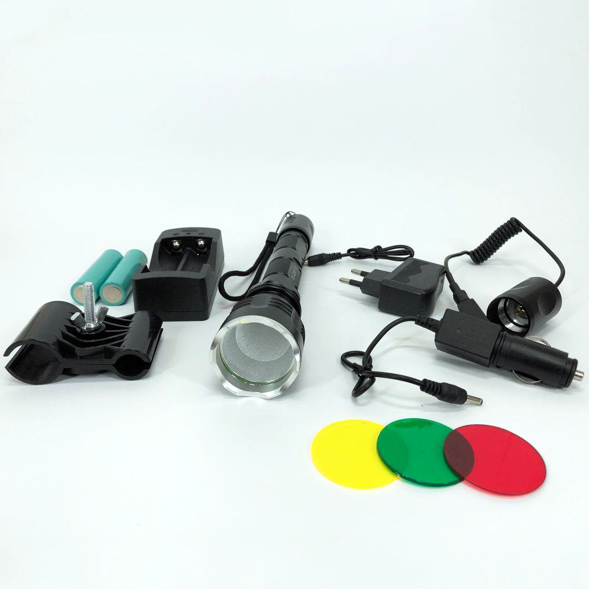 Тактический подствольный фонарь для охоты Police Q2807-T6, фонарь ручной тактический, водонепроницаемый