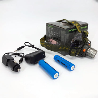 Налобный фонарь тактический Bailong BL-1505 \ 602B SENSOR с датчиком движения, Фонарик налобный led