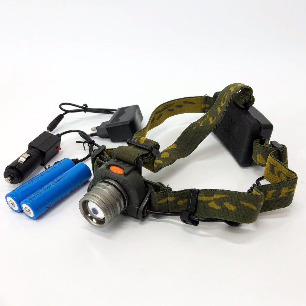 Налобный фонарь тактический Bailong BL-1505 \ 602B SENSOR с датчиком движения, Фонарик налобный led