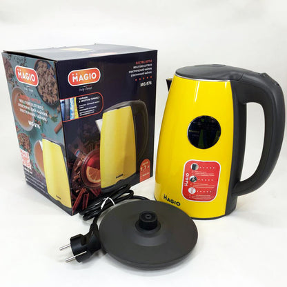 Электрочайник MAGIO MG-976, маленький электрочайник, хороший электрический чайник, электронный чайник