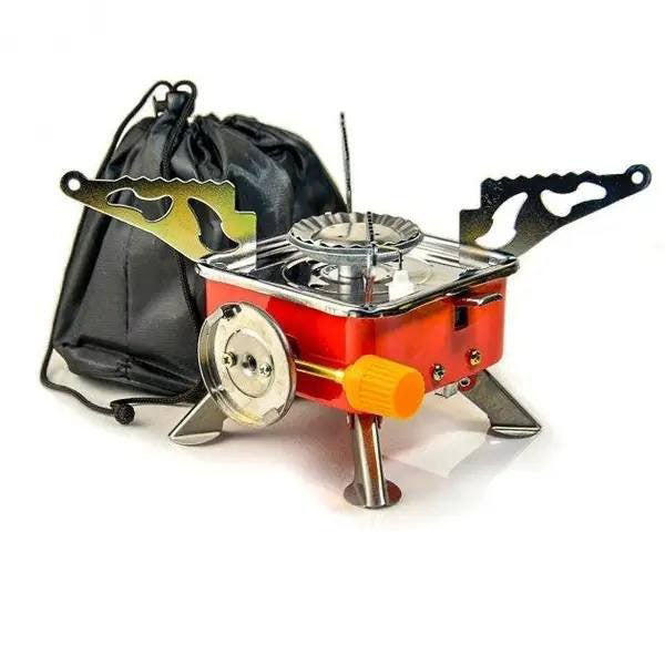 Газовая горелка для еды, Миниатюрная газовая горелка, Мини плита походная, Газовая горелка туристическая