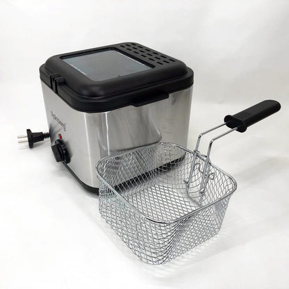 Фритюрница для дома Rainberg RB-2219 с терморегулятором и съемной чашей электрофритюрница мини фритюрница