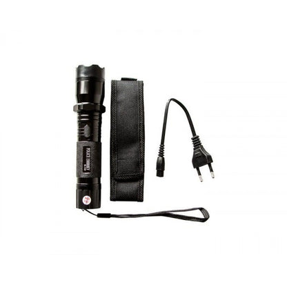 Светодиодный фонарь тактический Police BL-1101 ЗУ 220В + чехол, фонарь ручной тактический