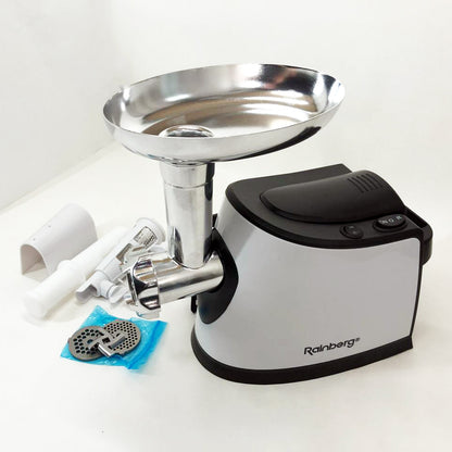 Электромясорубка с соковыжималкой Rainberg RB-674 3000W, электромясорубка для шинковки, мощная мясорубка