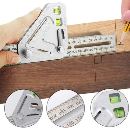 Метрический угольник для столяров TV One качественный