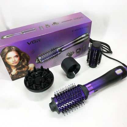 Фен-щітка стайлер VGR V-484 4 в 1. Колір: фіолетовий