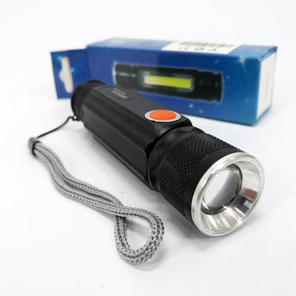 Фонарик портативный светодиодный Police BL-516/616-T6-COB с USB-зарядкой, магнитом и функцией зума