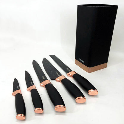 Универсальный кухонный ножевой набор Magio MG-1092 5 шт, набор ножей для кухни, набор кухонных ножей