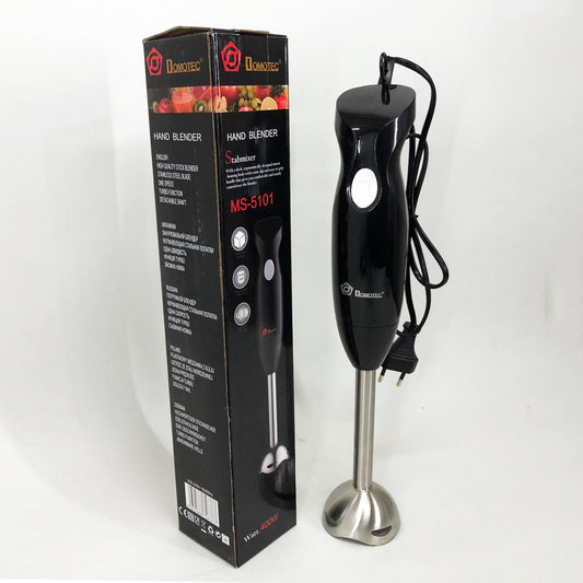 Блендер DOMOTEC MS-5101 погружной 350 Вт нержавейка, блендер для молочных коктейлей блендер измельчитель
