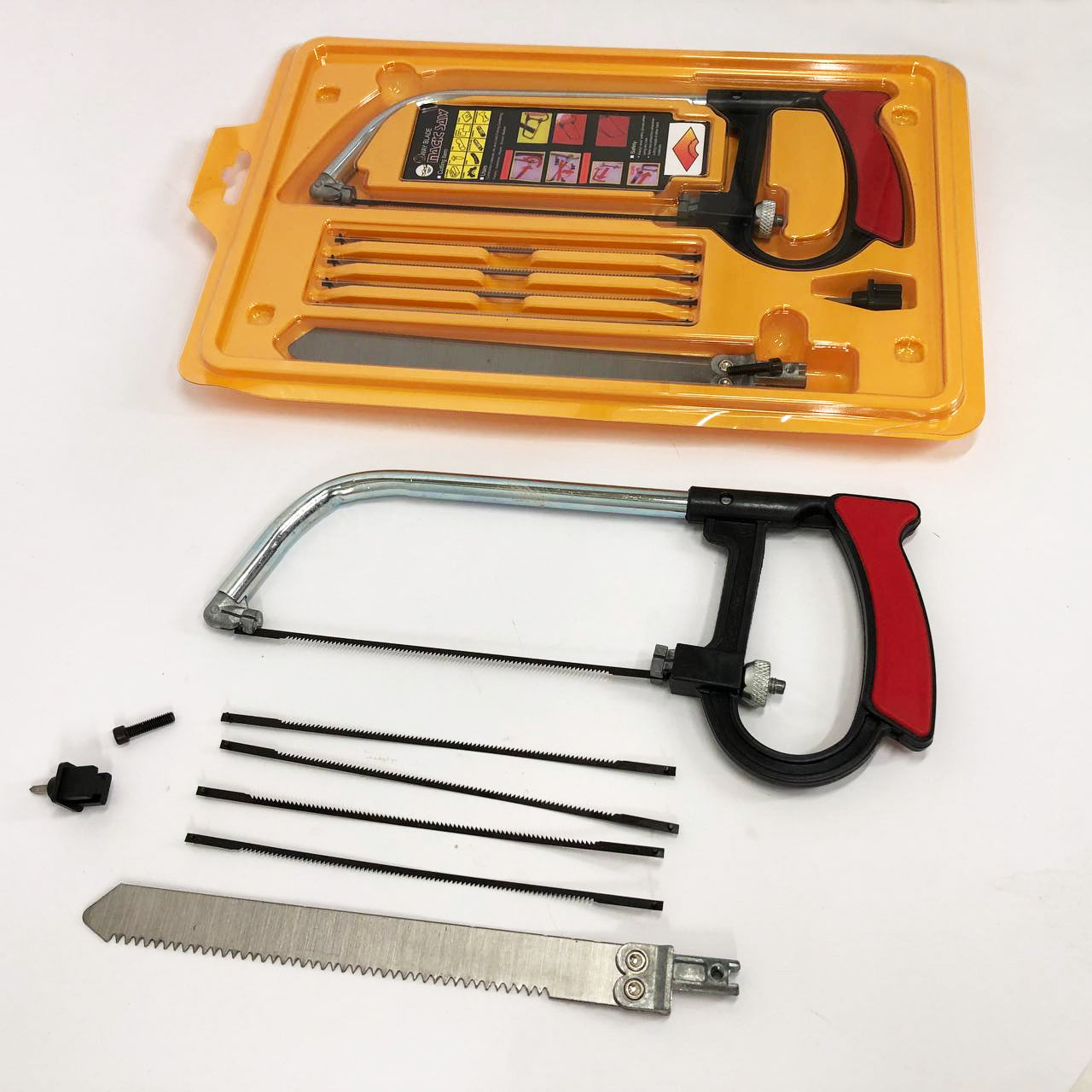 Ножовка по дереву HLV в наборе с пилками