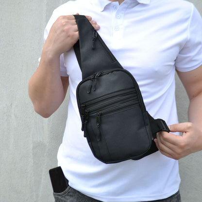 Качественная тактическая сумка с кобурой, мужская сумка черная из кордури мессенджер, Тактический мессенджер