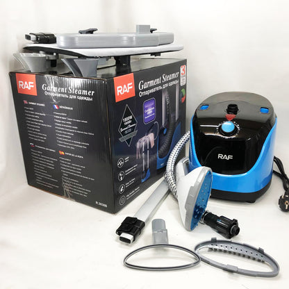 Отпариватель вертикальный для одежды со стойкой RAF R.3038 1800 W. Цвет: синий